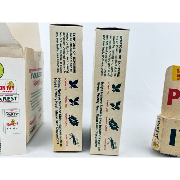 Lot Of Vintage Ivarest Poison Ivy Medicated Lotion - 1985 1986 - Blistex - NOS - Picture 10 of 16